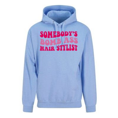 Somebody's Bomb Ass Hairstylist Unisex Surf Hoodie