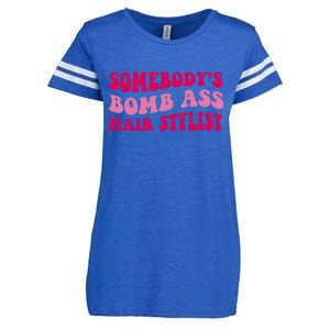 Somebody's Bomb Ass Hairstylist Enza Ladies Jersey Football T-Shirt