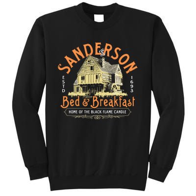 Sanderson Bed And Breakfast Home Of The Black Flame Candle 1693 Sweatshirt