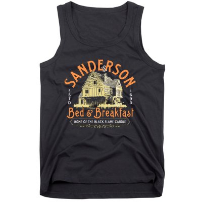 Sanderson Bed And Breakfast Home Of The Black Flame Candle 1693 Tank Top