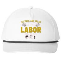 Sit Back And Relax Labor Day Celebration Snapback Five-Panel Rope Hat