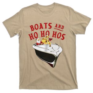 Santa Boats And Ho Ho Hos Christmas T-Shirt