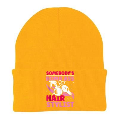 Somebody's Bomb Ass Hairstylist Hairdresser Knit Cap Winter Beanie