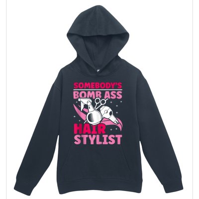 Somebody's Bomb Ass Hairstylist Hairdresser Urban Pullover Hoodie