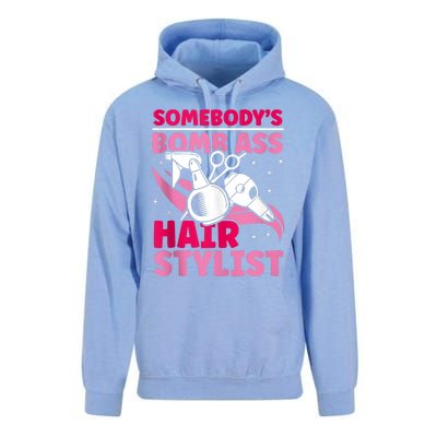 Somebody's Bomb Ass Hairstylist Hairdresser Unisex Surf Hoodie