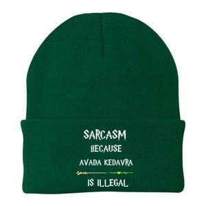 Sarcasm Because Avada Kedavra Is Illegal Knit Cap Winter Beanie