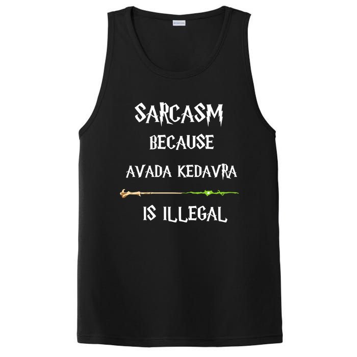 Sarcasm Because Avada Kedavra Is Illegal PosiCharge Competitor Tank