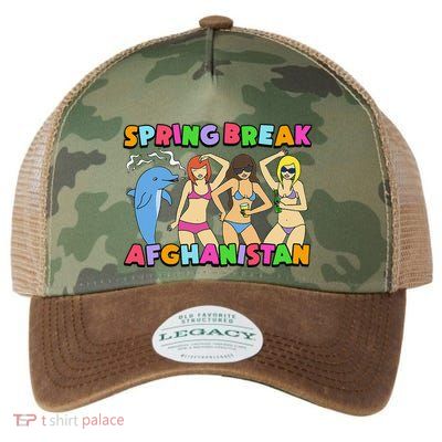 Spring Break Afghanistan Political Satire Dark Humor Meme Legacy Tie Dye Trucker Hat