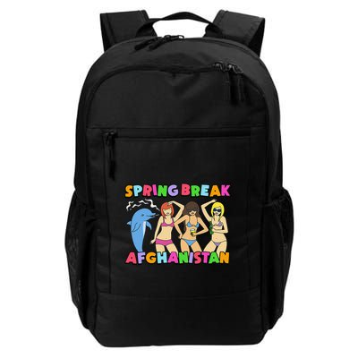 Spring Break Afghanistan Political Satire Dark Humor Meme Backpack