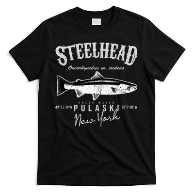 Steelhead Bass At Pulaski New York T-Shirt