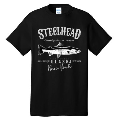 Steelhead Bass At Pulaski New York Tall T-Shirt