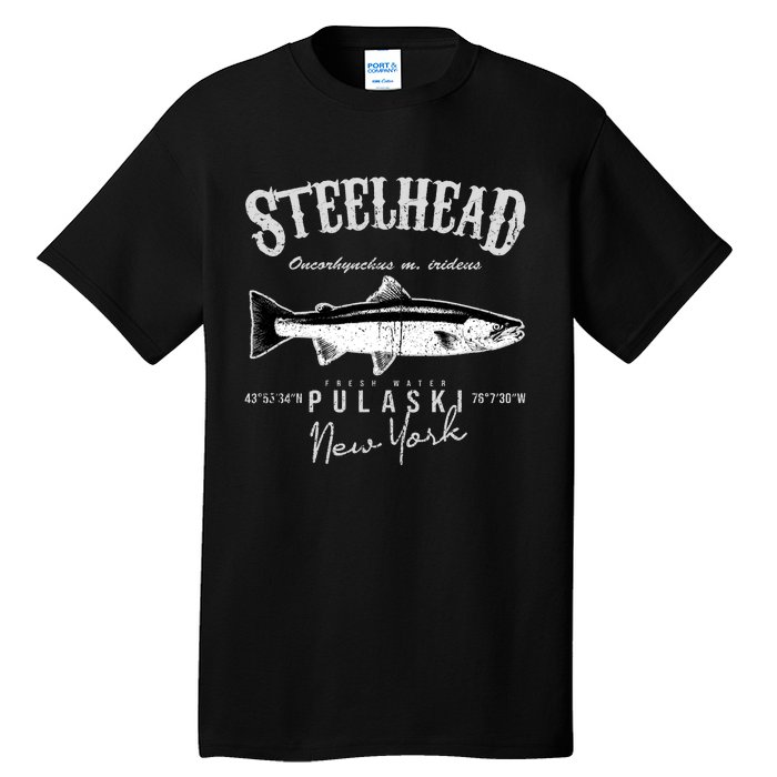 Steelhead Bass At Pulaski New York Tall T-Shirt