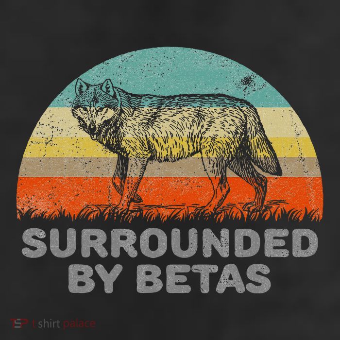 Surrounded By Betas Alpha Wolf 25L Jumbo Tote