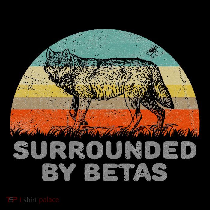 Surrounded By Betas Alpha Wolf Zip Tote Bag