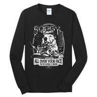 Soggy Beaver Bbq If ItS Not All Over Your Face Tall Long Sleeve T-Shirt