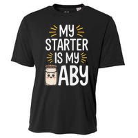 Starter Bread Baking Bakery Sourdough Starter Baker Cooling Performance Crew T-Shirt