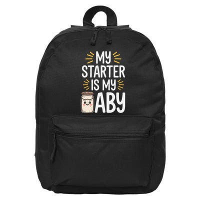 Starter Bread Baking Bakery Sourdough Starter Baker 16 in Basic Backpack