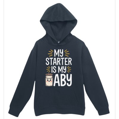 Starter Bread Baking Bakery Sourdough Starter Baker Urban Pullover Hoodie