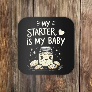 Starter Bread Baking Bakery Sourdough Starter Baker Coaster