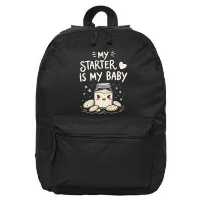 Starter Bread Baking Bakery Sourdough Starter Baker 16 in Basic Backpack