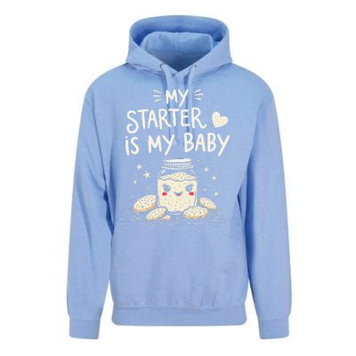 Starter Bread Baking Bakery Sourdough Starter Baker Unisex Surf Hoodie