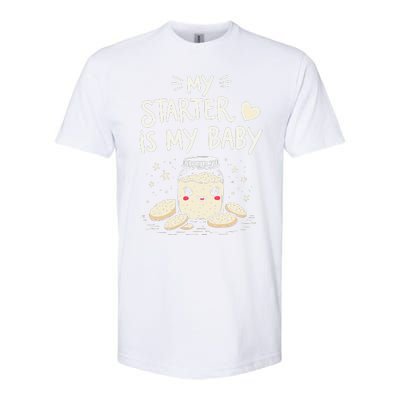 Starter Bread Baking Bakery Sourdough Starter Baker Softstyle CVC T-Shirt