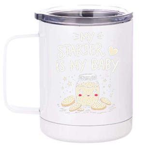 Starter Bread Baking Bakery Sourdough Starter Baker 12 oz Stainless Steel Tumbler Cup