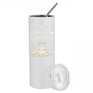 Starter Bread Baking Bakery Sourdough Starter Baker Stainless Steel Tumbler