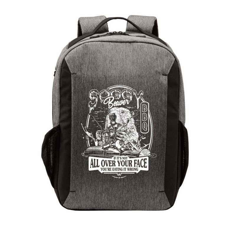 Soggy Beaver Bbq Funny Vector Backpack