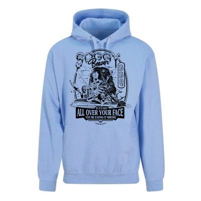 Soggy Beaver Bbq Funny Unisex Surf Hoodie