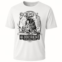 Soggy Beaver Bbq Funny Cooling Performance Crew T-Shirt