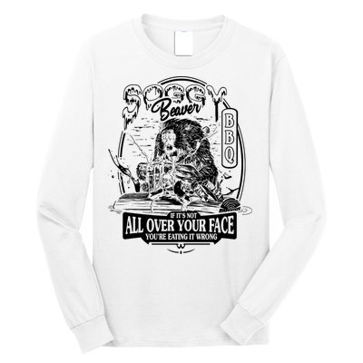 Soggy Beaver Bbq Funny Long Sleeve Shirt