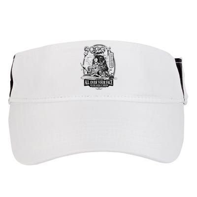 Soggy Beaver Bbq Funny Adult Drive Performance Visor