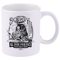 Soggy Beaver Bbq Funny 11oz C Handle Ceramic Mug
