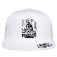 Soggy Beaver Bbq Funny Flat Bill Trucker Hat