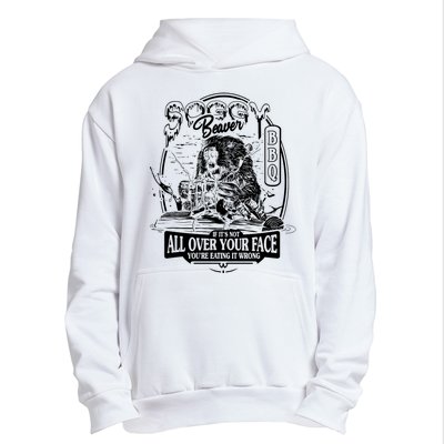 Soggy Beaver Bbq Funny Urban Pullover Hoodie