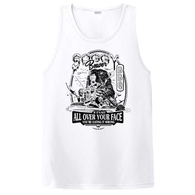 Soggy Beaver Bbq Funny PosiCharge Competitor Tank