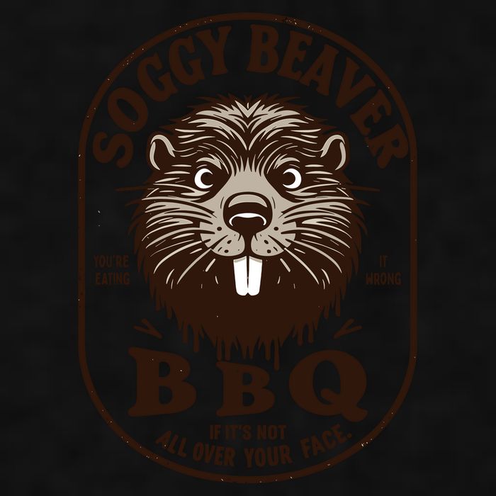 Soggy Beaver Bbq If ItS Not All Over Your Face Ladies PosiCharge Tri-Blend Wicking Tank