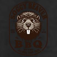 Soggy Beaver Bbq If ItS Not All Over Your Face Garment-Dyed Fleece Hoodie