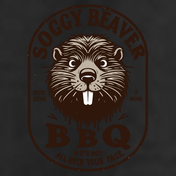 Soggy Beaver Bbq If ItS Not All Over Your Face Garment-Dyed Fleece Hoodie