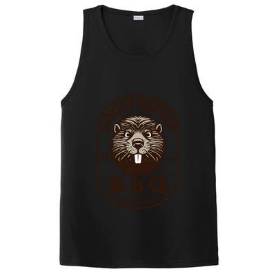 Soggy Beaver Bbq If ItS Not All Over Your Face PosiCharge Competitor Tank