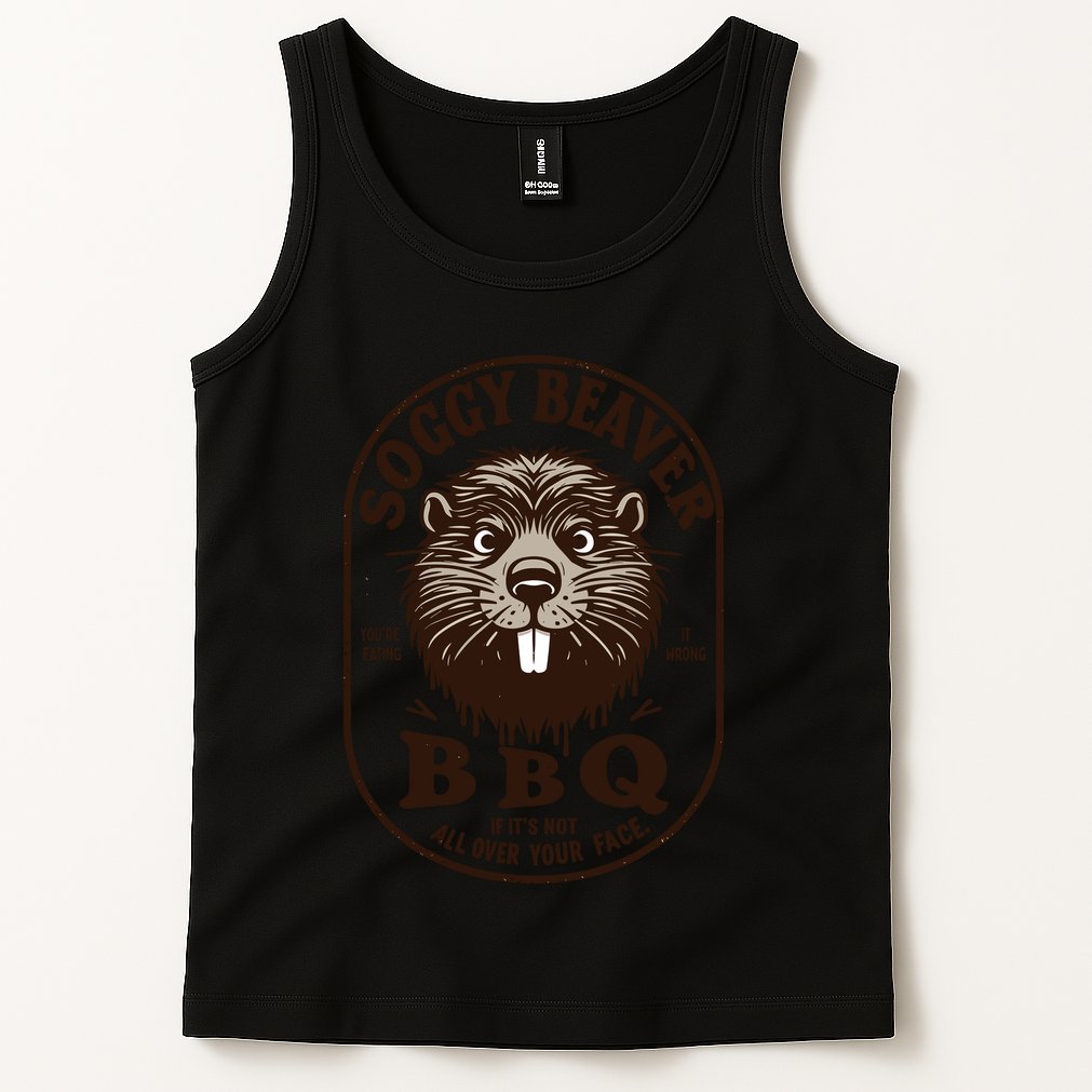 Soggy Beaver Bbq If ItS Not All Over Your Face Tank Top