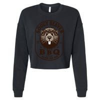 Soggy Beaver Bbq If ItS Not All Over Your Face Cropped Pullover Crew