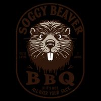 Soggy Beaver Bbq If ItS Not All Over Your Face Cropped Pullover Crew