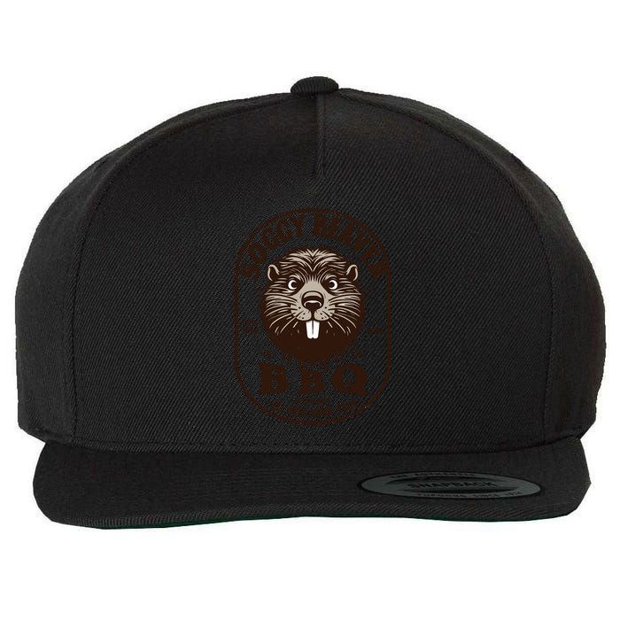 Soggy Beaver Bbq If ItS Not All Over Your Face Wool Snapback Cap