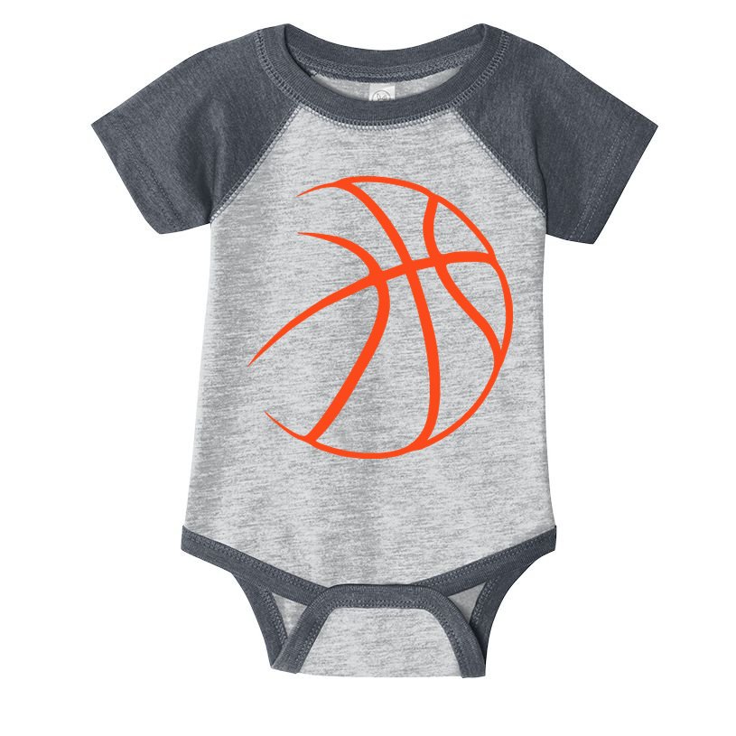 Silhouette Ball Basketball Player Sports Lover Hoop Infant Baby Jersey Bodysuit