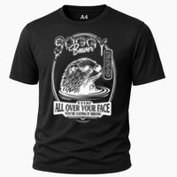 Soggy Beaver Bbq If ItS Not All Over Your Face Funny Beaver Performance Shirt