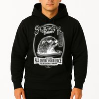 Soggy Beaver Bbq If ItS Not All Over Your Face Funny Beaver Hoodie