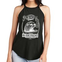 Soggy Beaver Bbq If ItS Not All Over Your Face Funny Beaver Women's Perfect Tri Rocker Tank