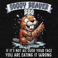 Soggy Beaver Bbq If ItS Not All Over Your Face Ladies PosiCharge Tri-Blend Wicking Tank